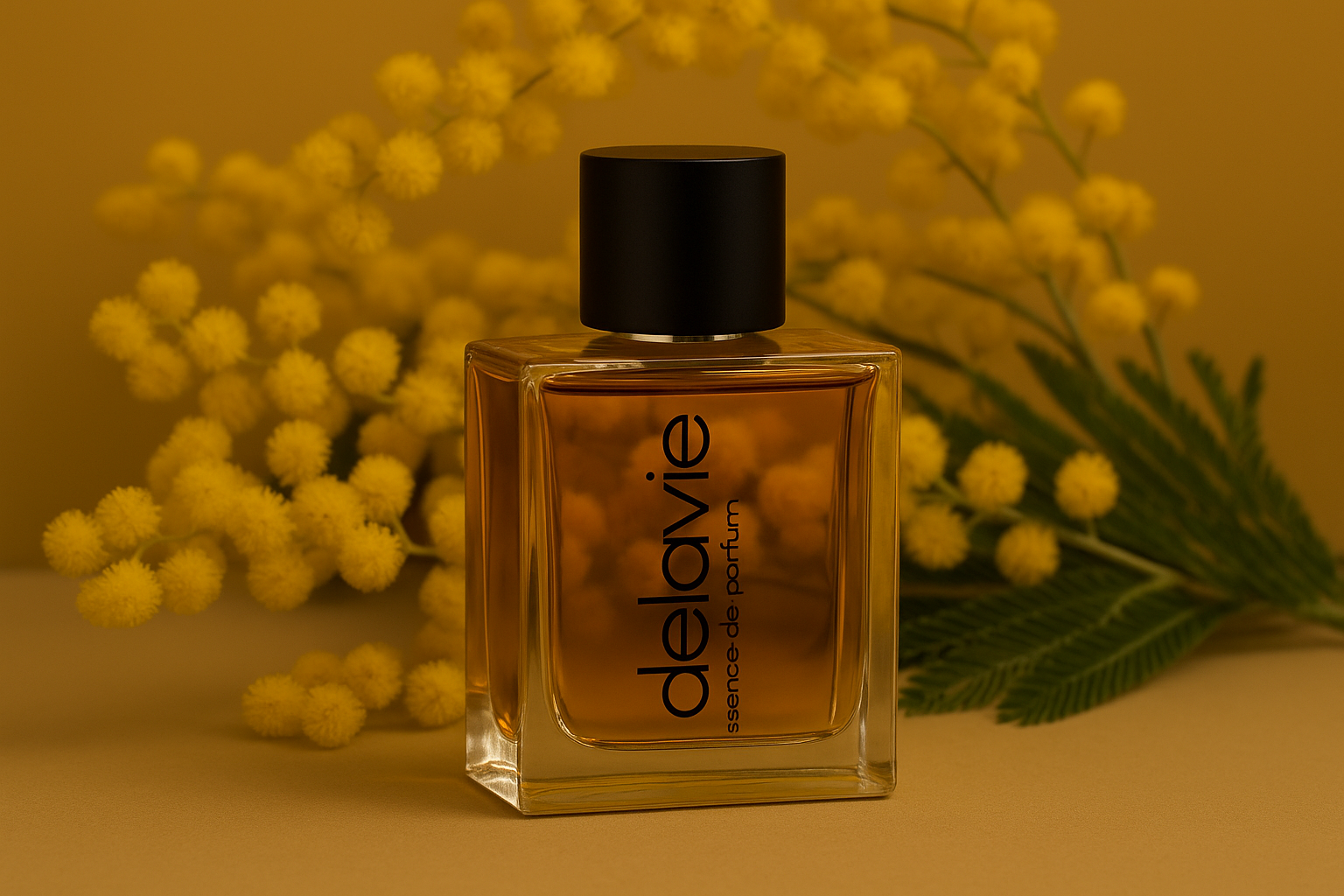 Mimose <h4>sonnige Pudrigkeit mit zartem Leuchten<h4> DELAVIE