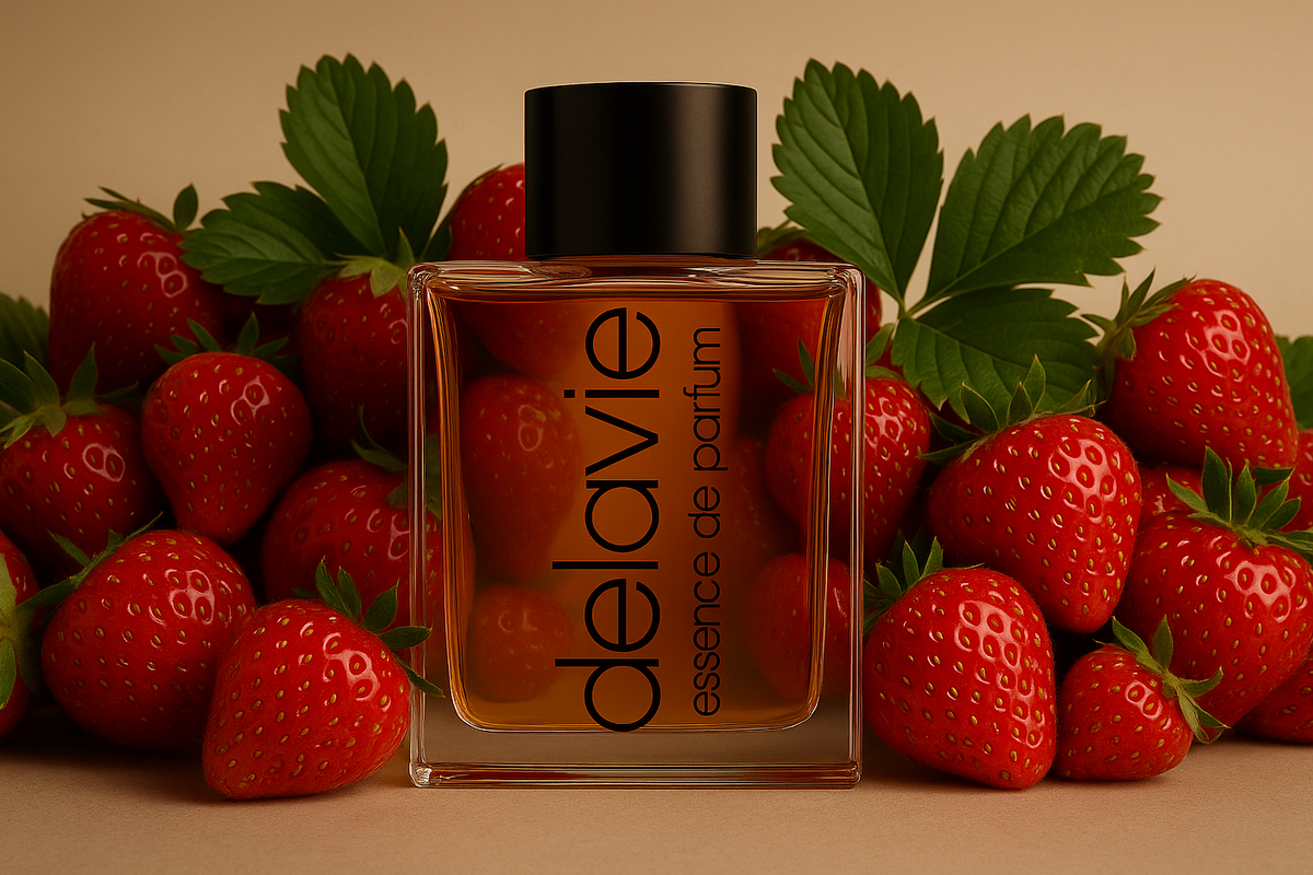 ERDBEERE <h4>DER SÜSSE FLIRT DER DUFTWELT<h4> DELAVIE