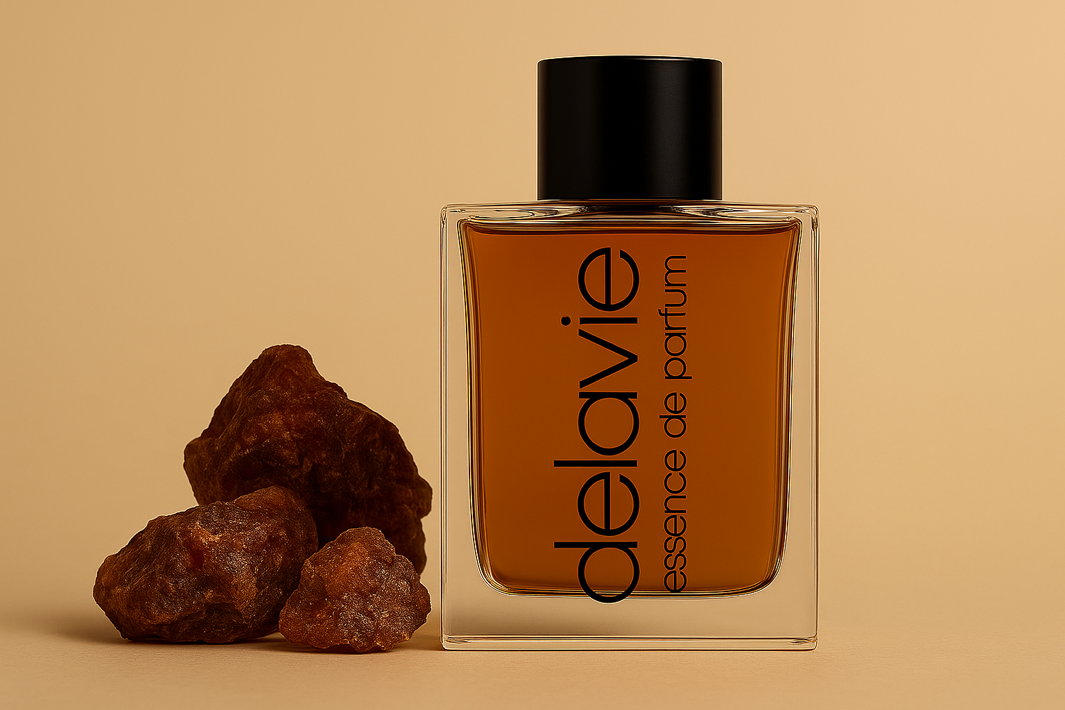 MYRRHE <h4>DER HEILIGE SCHLEIER AUS HARZ <h4> DELAVIE