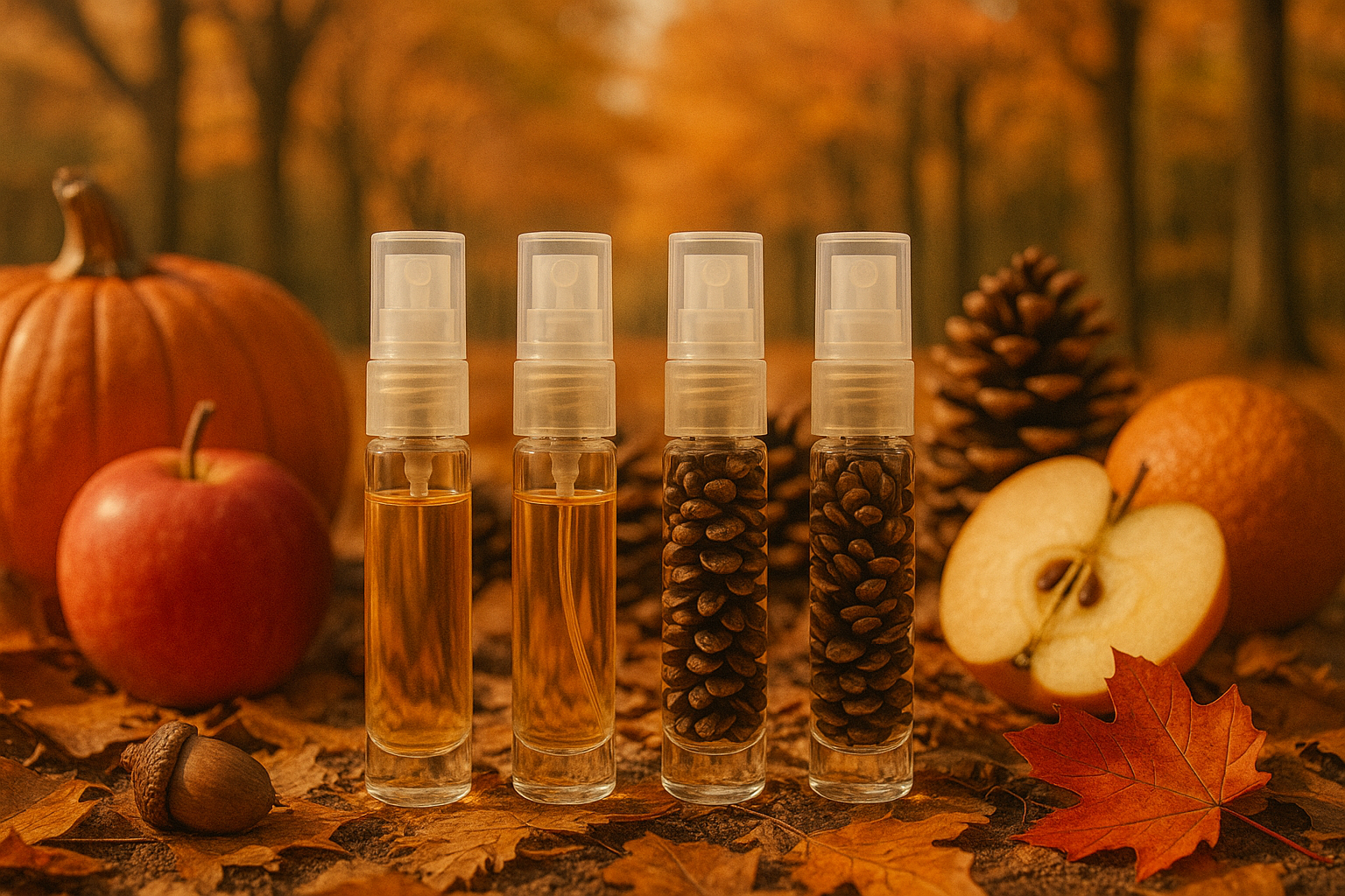 Herbst-Duftproben-Set 4× 5 ml