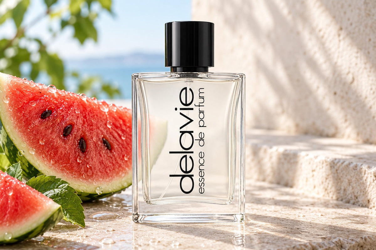 WASSERMELONE <h4>DIE SAFTIGE FRISCHE MODERNER PARFUMS<h4>