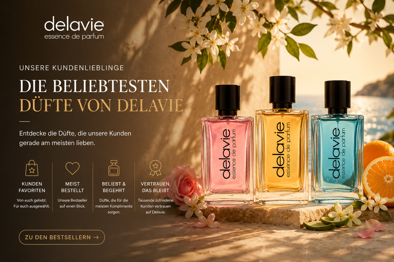 8 langanhaltende Parfums, die dich den ganzen Tag begleiten DELAVIE