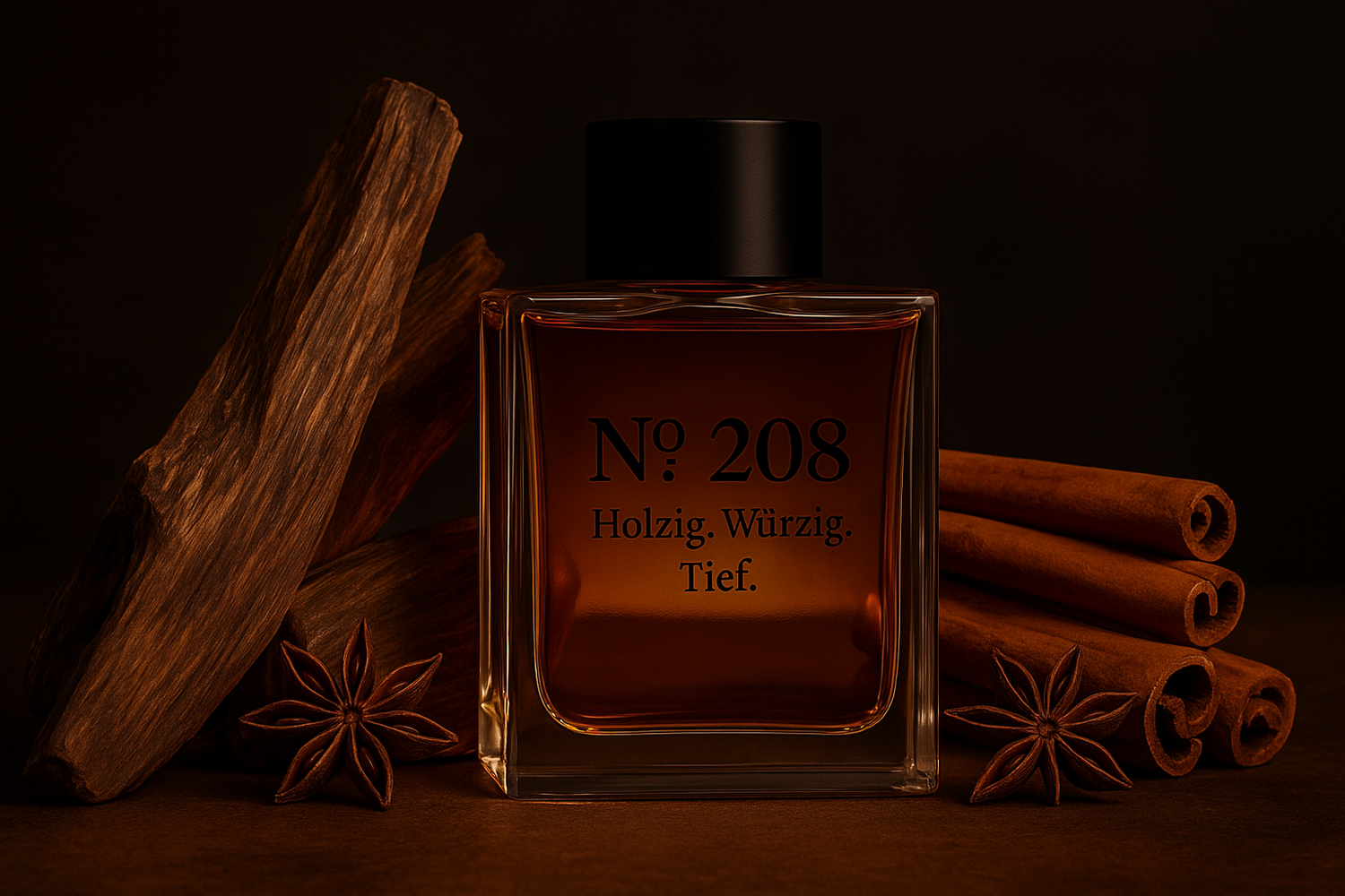 NR. 208 <h4> HOLZIG. WÜRZIG. TIEF.<h4>