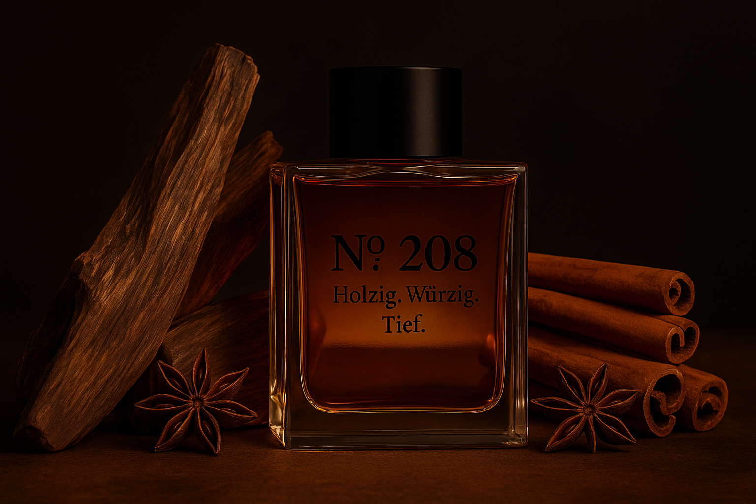 NR. 208 <h4> HOLZIG. WÜRZIG. TIEF.<h4>
