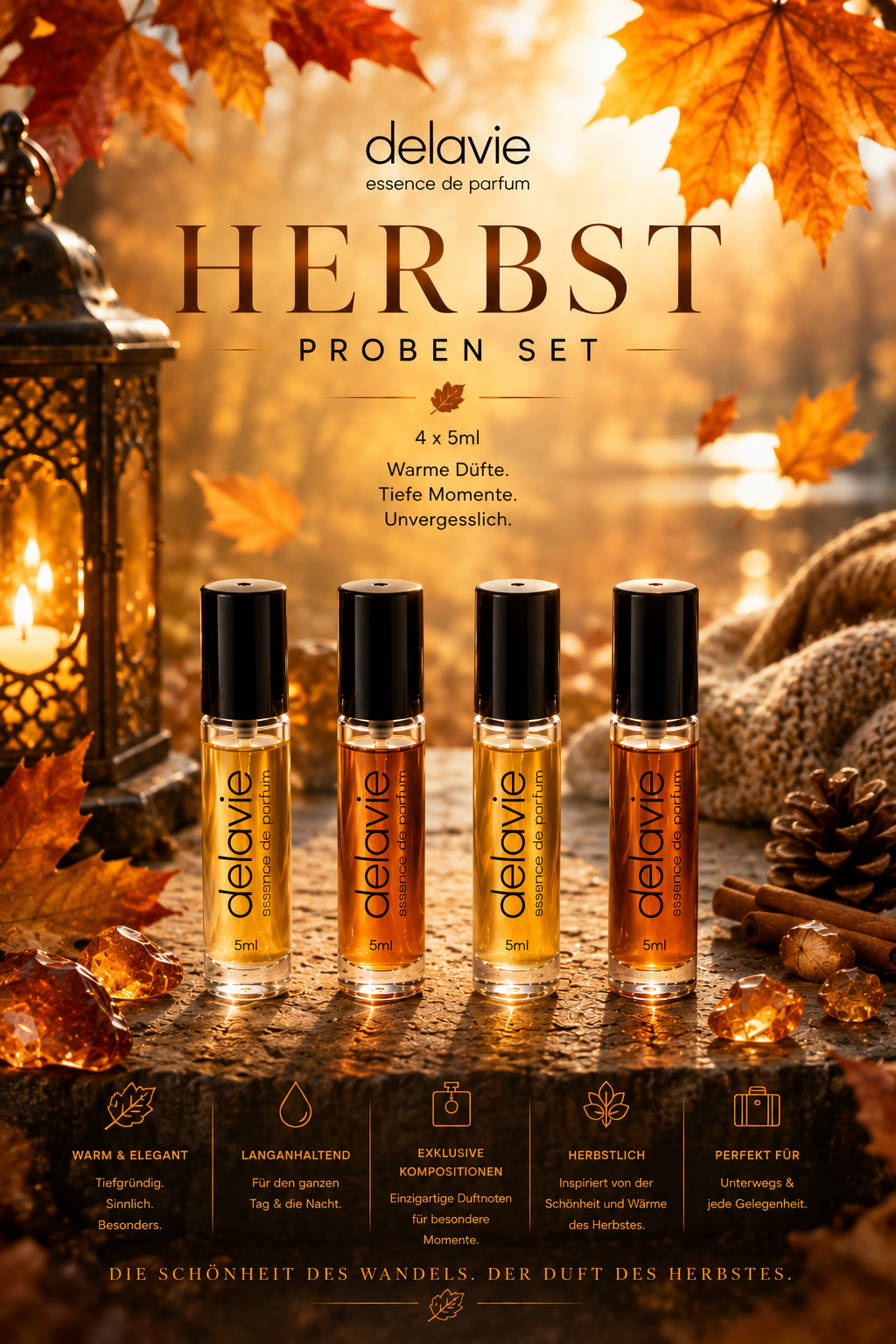 Herbst-Duftproben-Set 4× 5ml