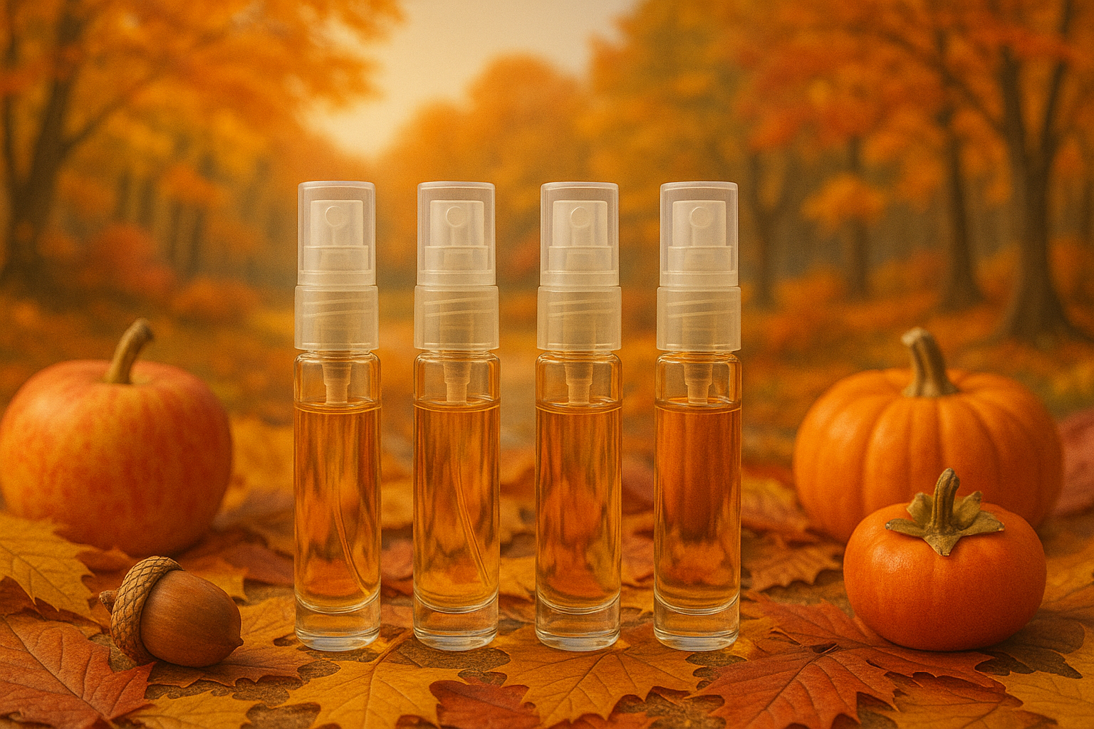 Herbst-Duftproben-Set 4× 5 ml